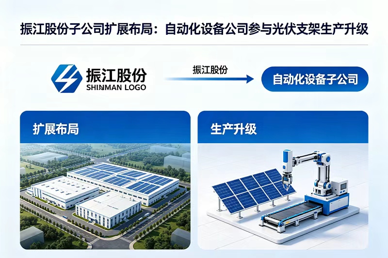 振江股份子公司扩展布局,自动化设备公司参与光伏支架生产升级